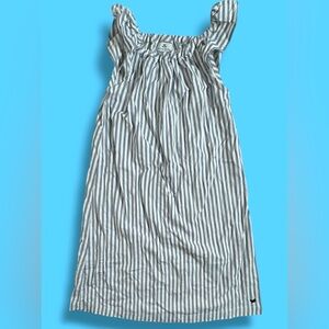 Petite Plume Dress amelie striped Blue White girls Flutter Sleeve size 8 *read*